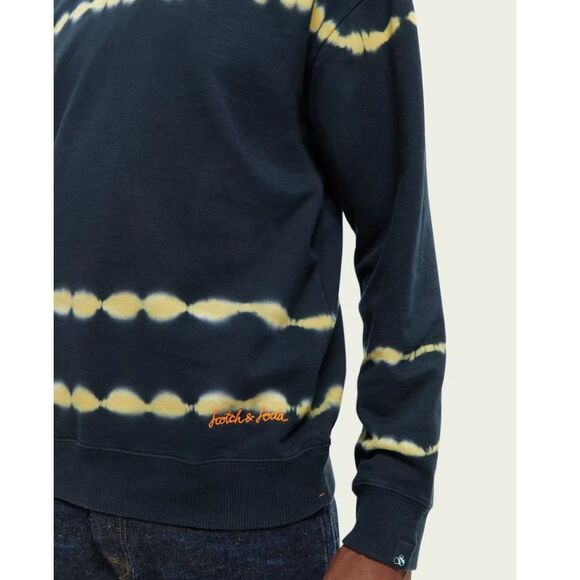 Scotch & Soda Tie-Dye Felpa Crewneck Sweatshirt - Picture 6 of 10